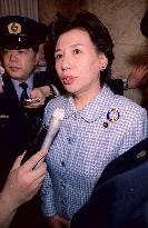 Tanaka insists on innocence at LDP ethics committee
